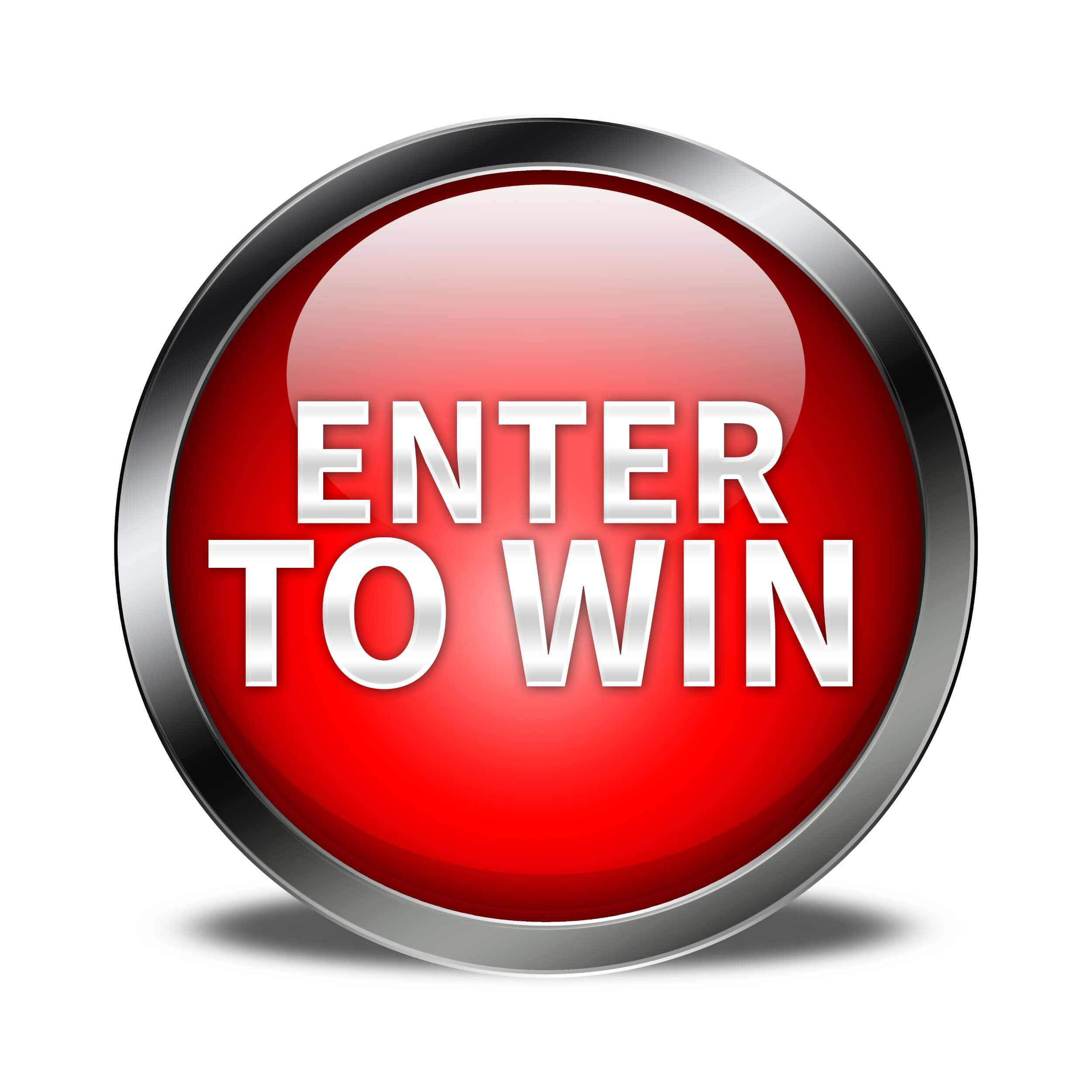 Enter To Win button isolated